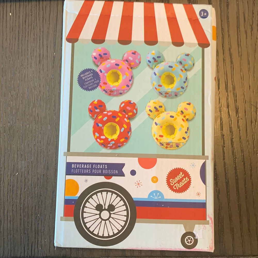 Disney Store Mickey Shaped Beverage Floats for pool/water - brand new